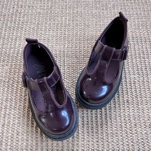 Zara patent leather t strap mary jane loafer size 22
